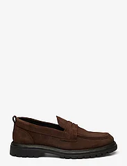 Bianco - BIAGIL Penny Loafer Oily Suede - dark brown - 1