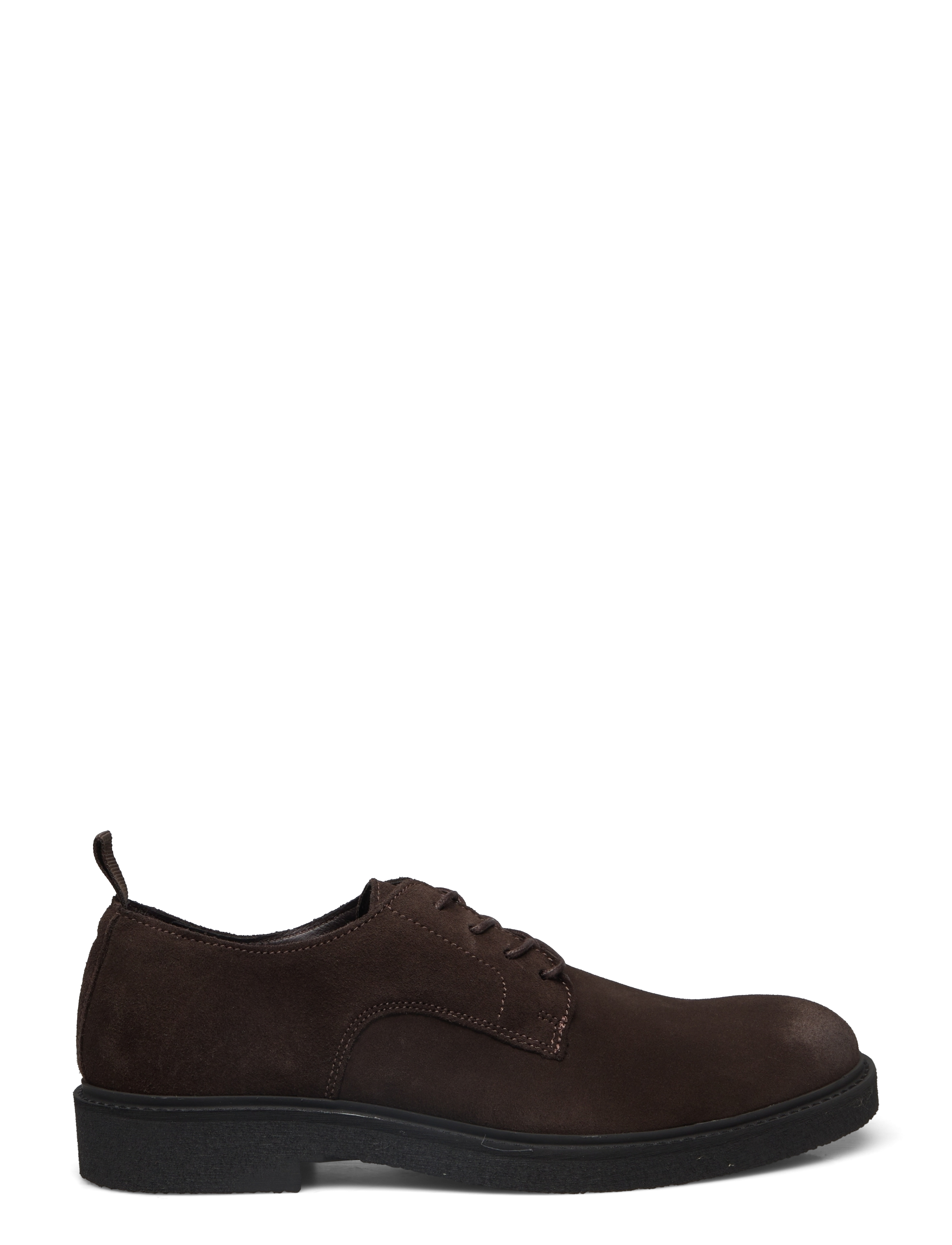 Bianco - BIAERIK Derby Shoe Oily Suede - dark brown - 1