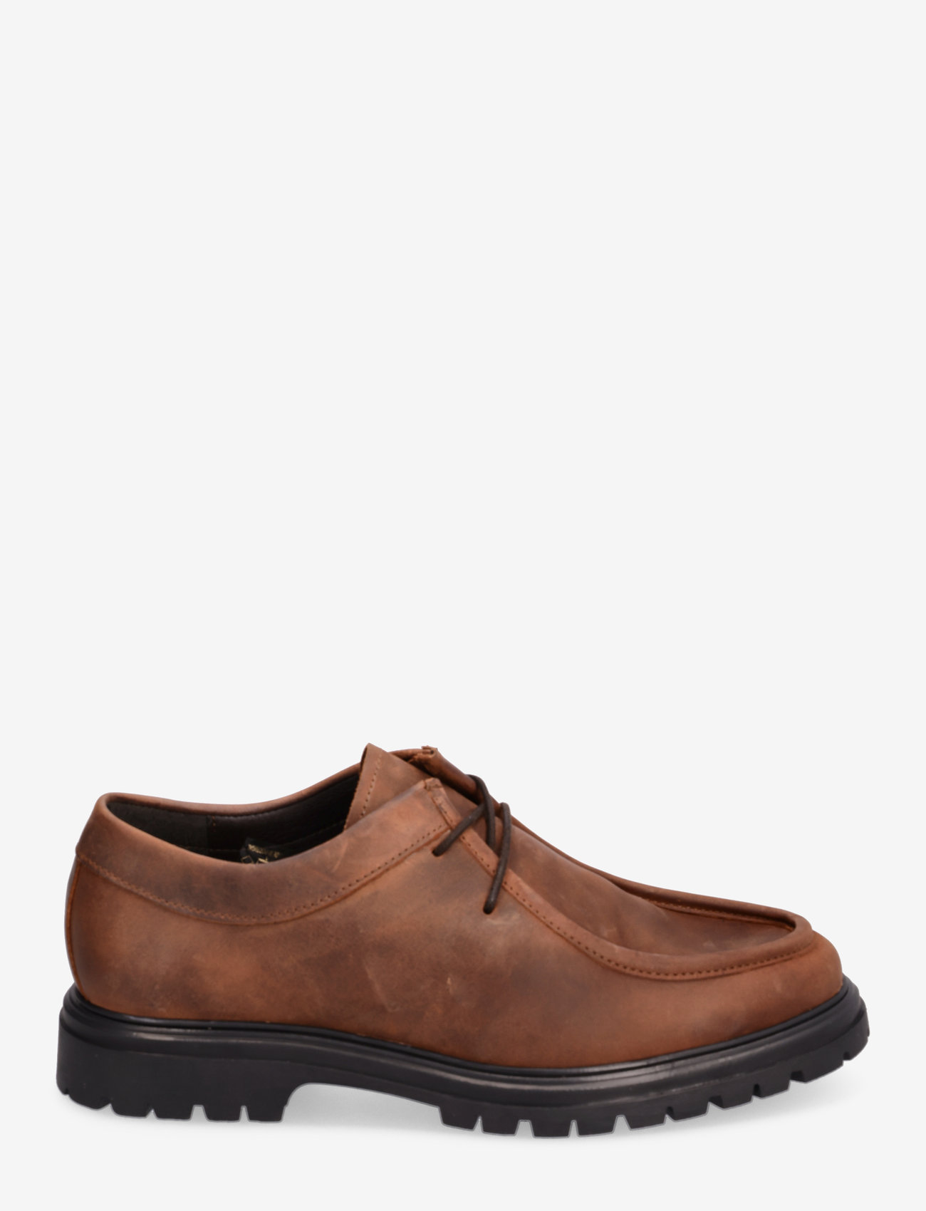 Bianco - BIAGIL Moctoe Shoe Crazy Horse - spring shoes - dark brown - 1