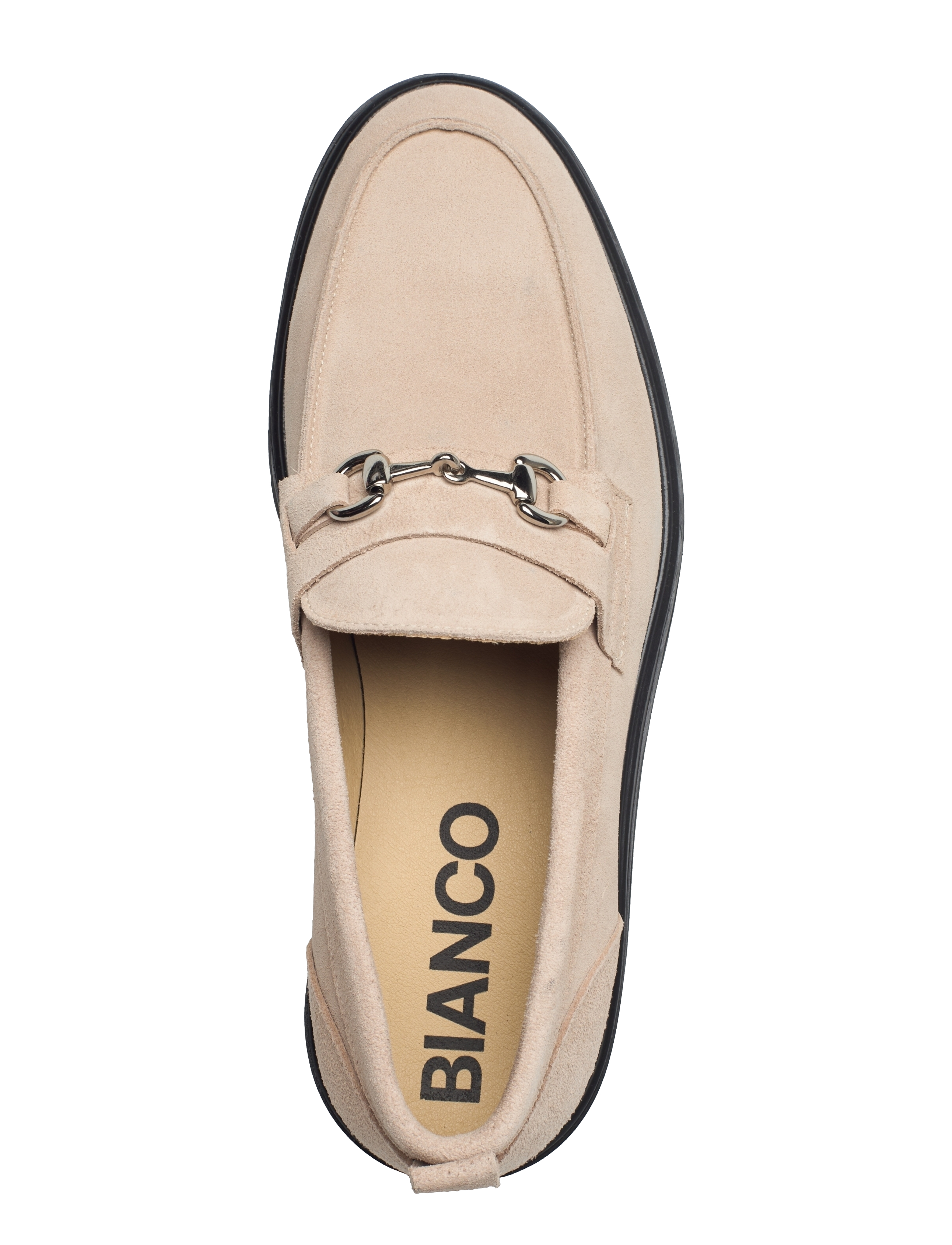 Bianco - BIAGIL Snaffle Loafer Suede - sand - 4
