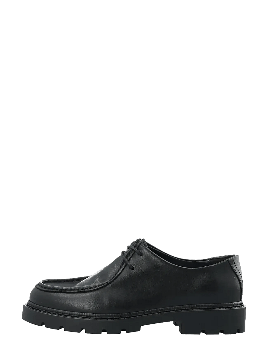 Bianco - BIAJEFF Moc Toe Texas Tumbled - moc-toes - black - 1
