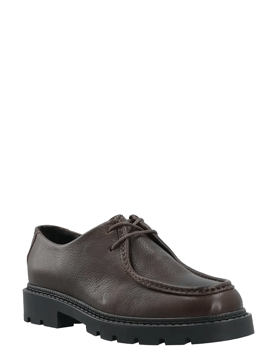 Bianco - BIAJEFF Moc Toe Texas Tumbled - moc-toes - dark brown - 0