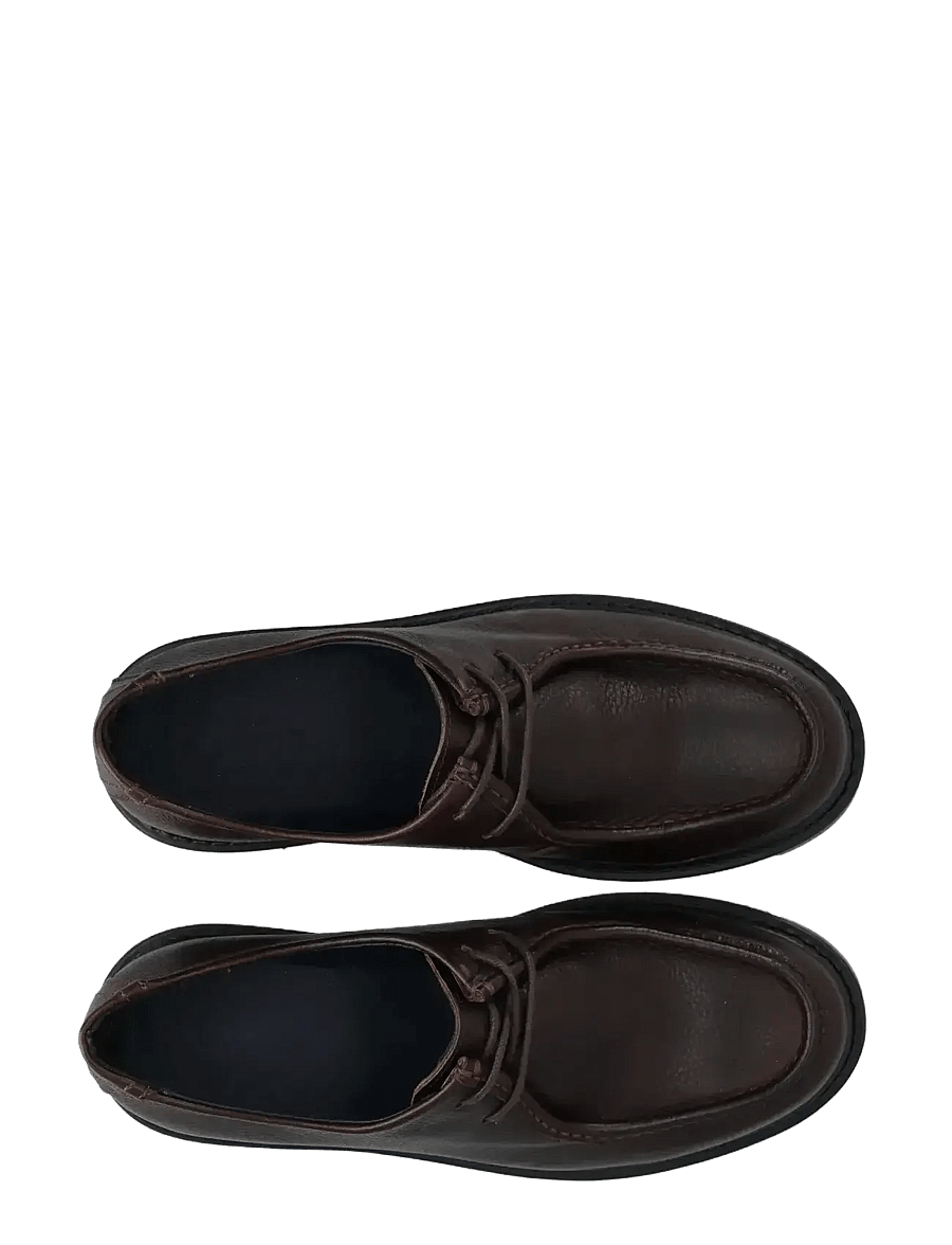 Bianco - BIAJEFF Moc Toe Texas Tumbled - moc-toes - dark brown - 4