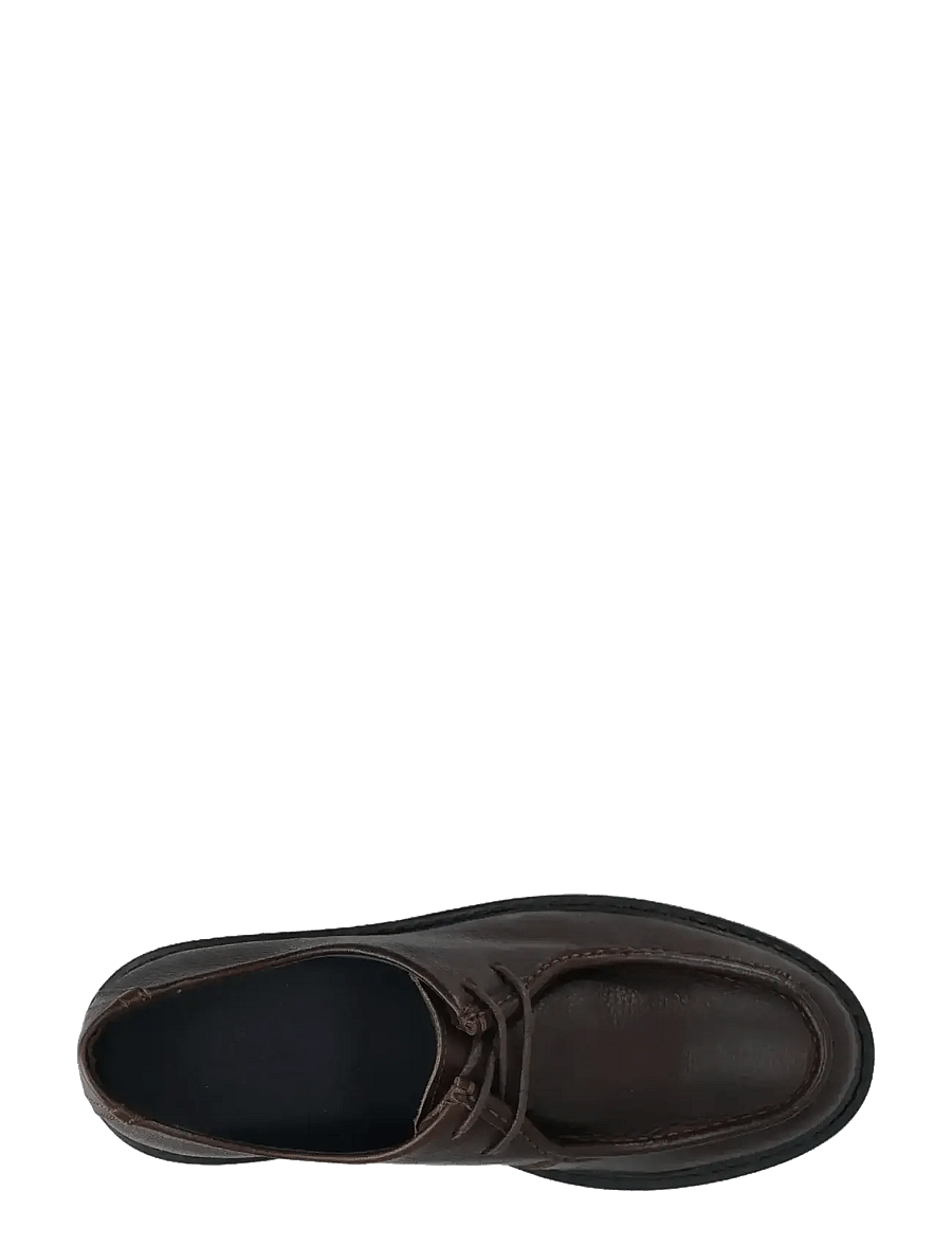 Bianco - BIAJEFF Moc Toe Texas Tumbled - moc-toes - dark brown - 5