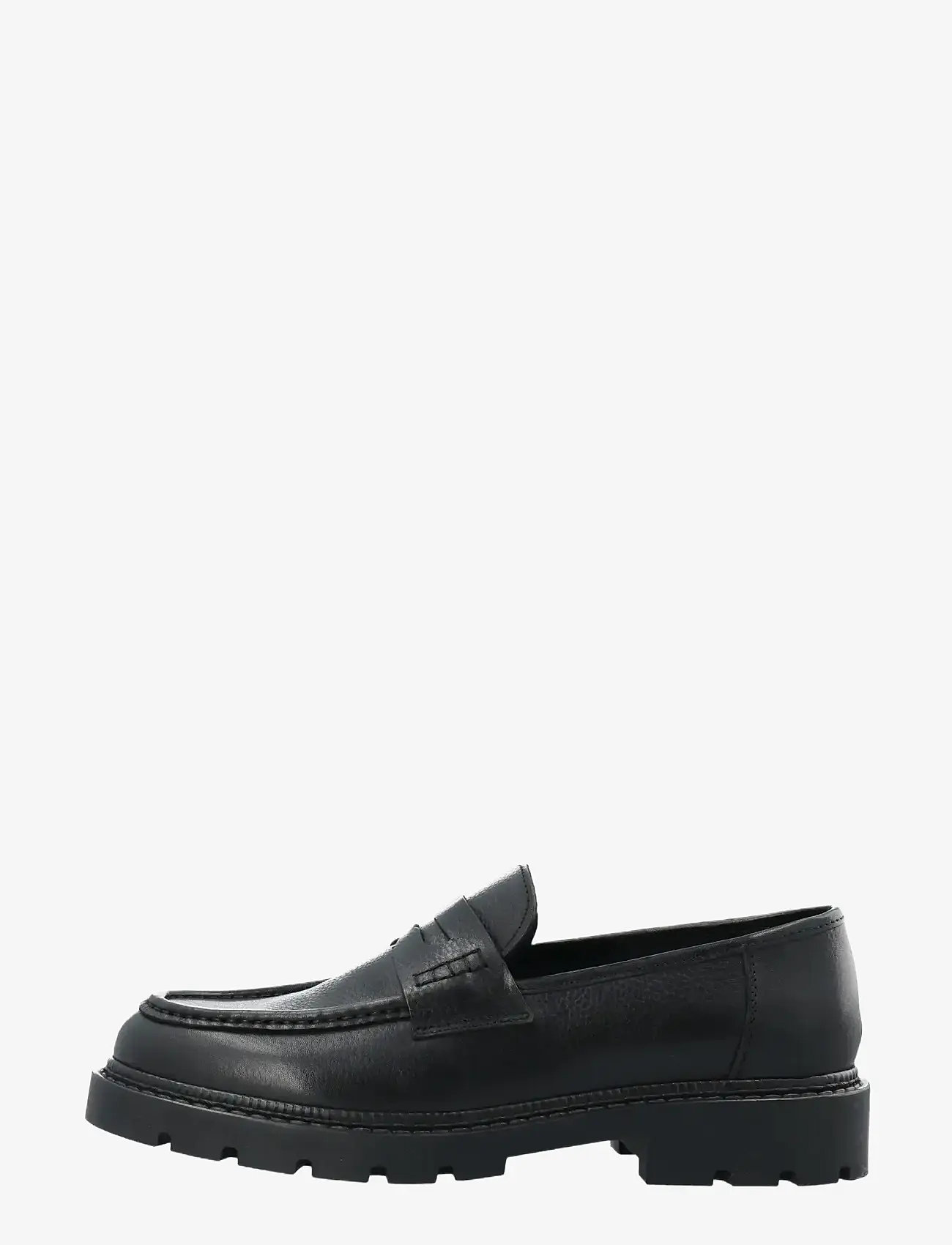 Bianco - BIAJEFF Penny Loafer Texas Tumbled - kollektioner - black - 1