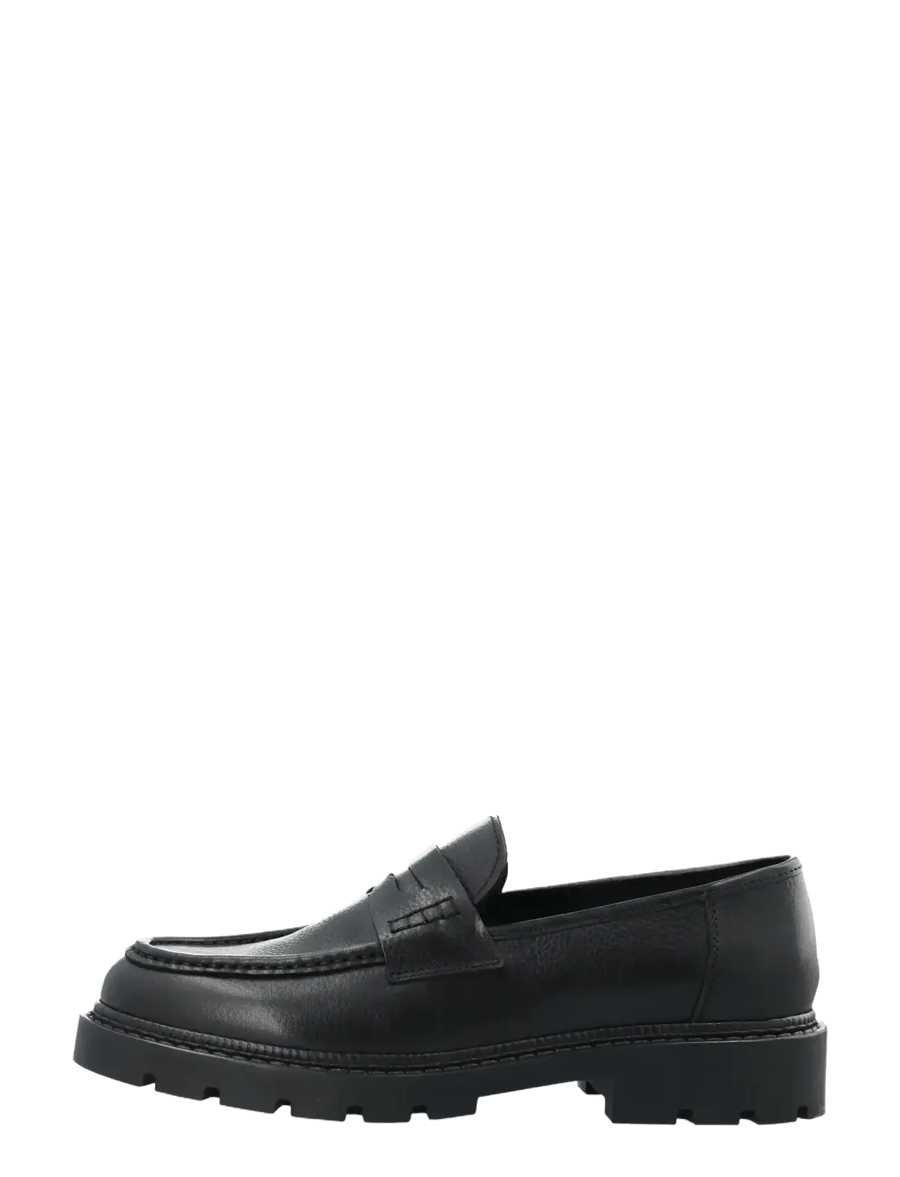Bianco - BIAJEFF Penny Loafer Texas Tumbled - kollektionen - black - 1