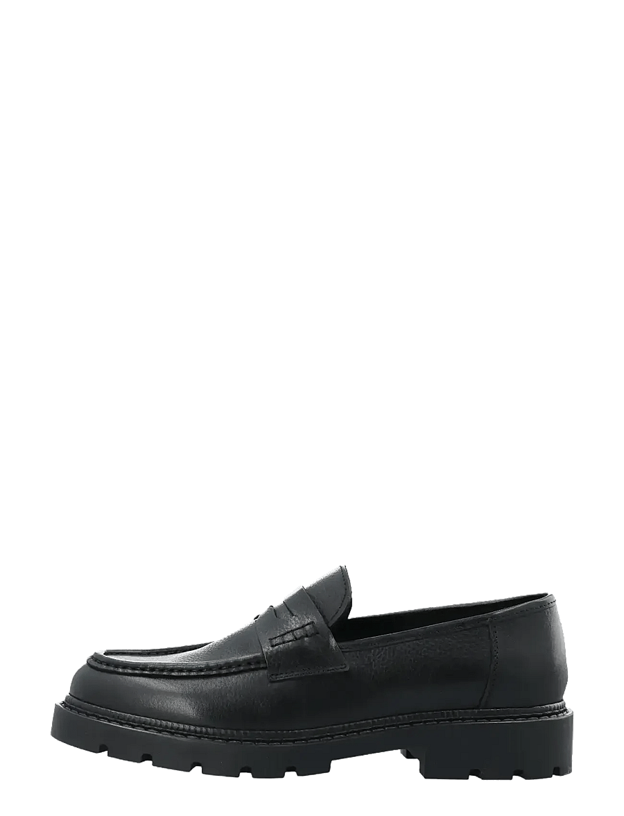 Bianco - BIAJEFF Penny Loafer Texas Tumbled - kollektionen - black - 1