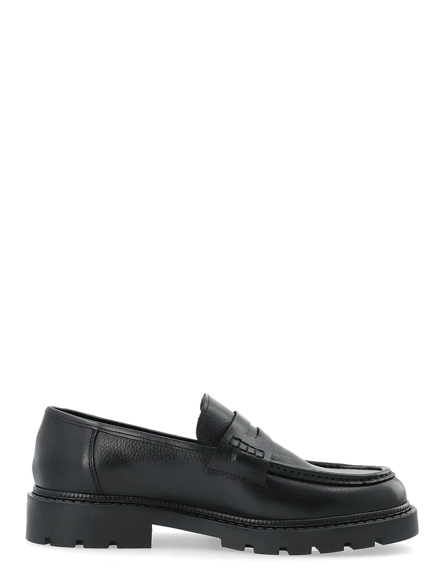 Bianco - BIAJEFF Penny Loafer Texas Tumbled - kollektionen - black - 2