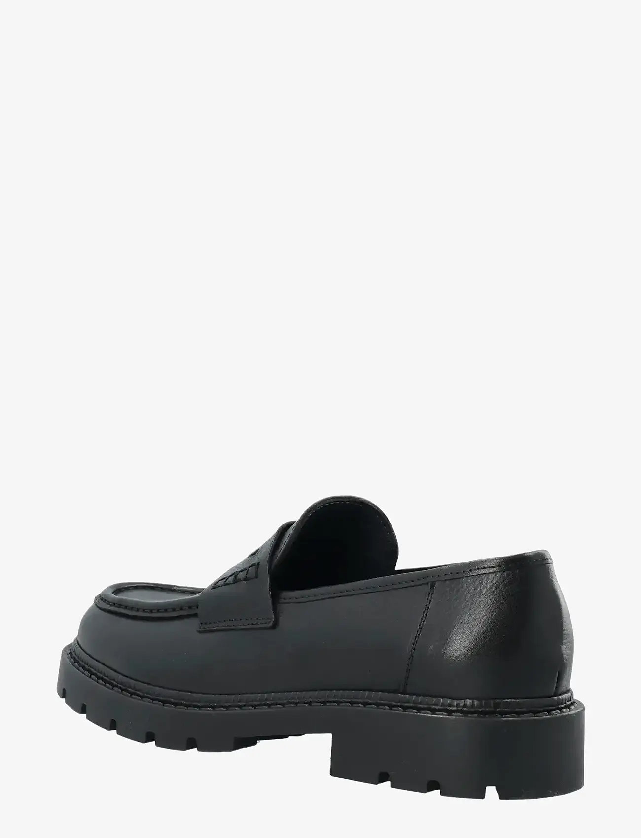 Bianco - BIAJEFF Penny Loafer Texas Tumbled - kollektioner - black - 3