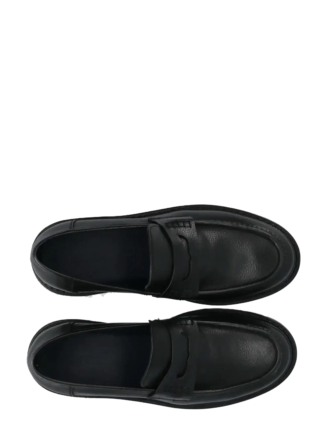 Bianco - BIAJEFF Penny Loafer Texas Tumbled - kollektionen - black - 4