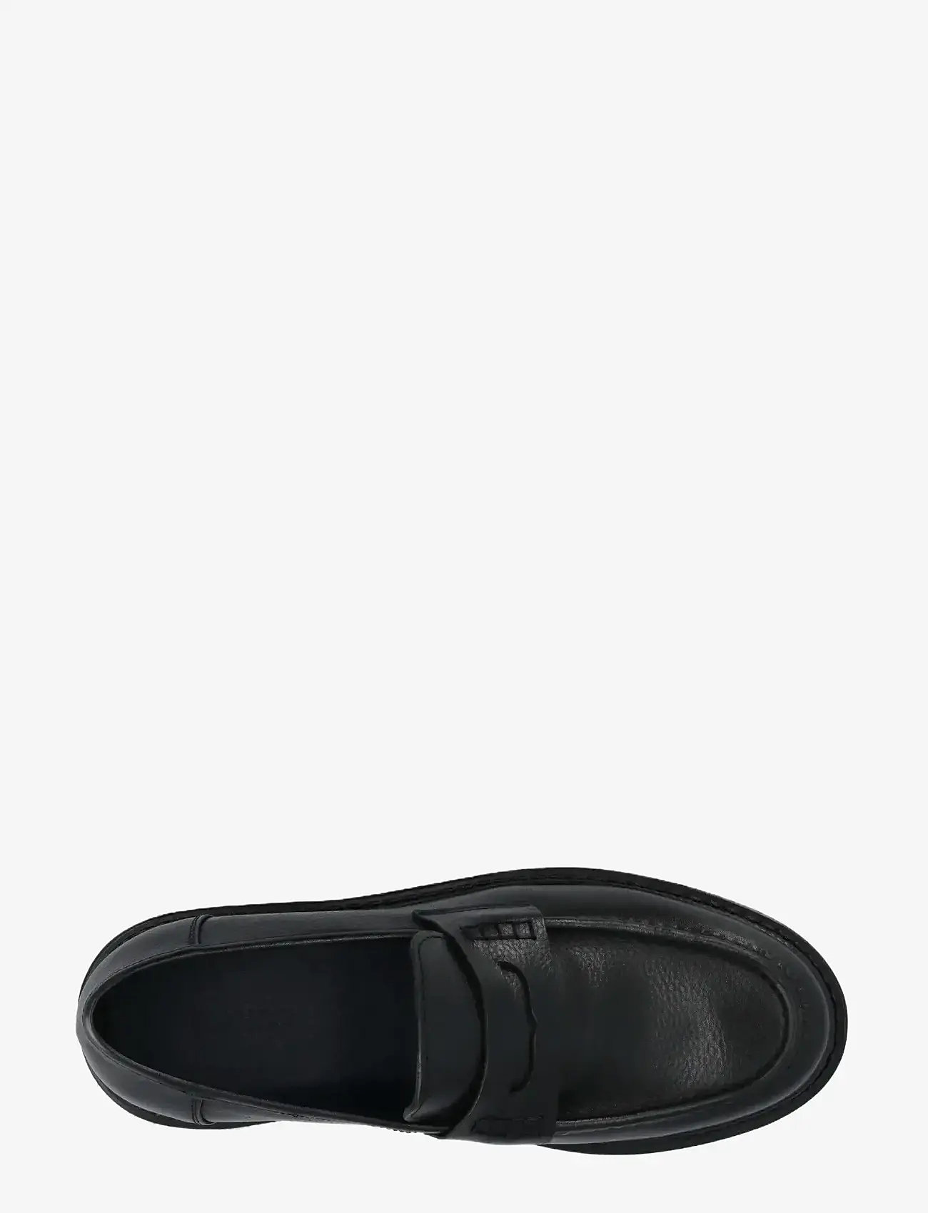 Bianco - BIAJEFF Penny Loafer Texas Tumbled - kollektioner - black - 5