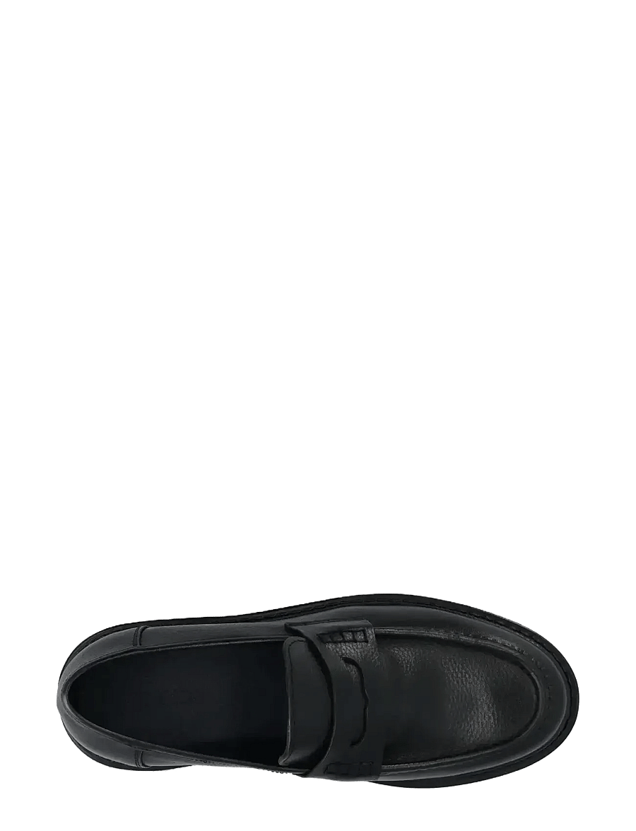 Bianco - BIAJEFF Penny Loafer Texas Tumbled - kollektionen - black - 5