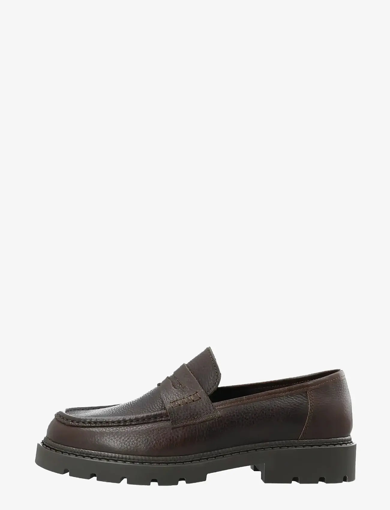 Bianco - BIAJEFF Penny Loafer Texas Tumbled - kollektioner - brown - 1