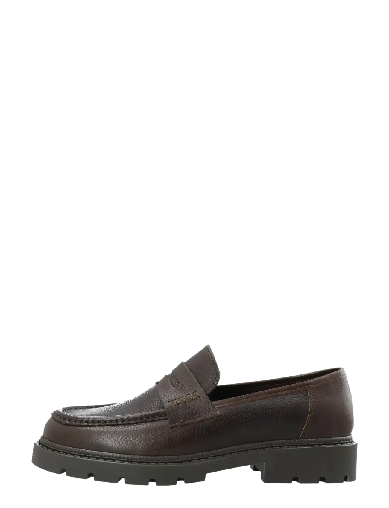 Bianco - BIAJEFF Penny Loafer Texas Tumbled - söfn - brown - 1