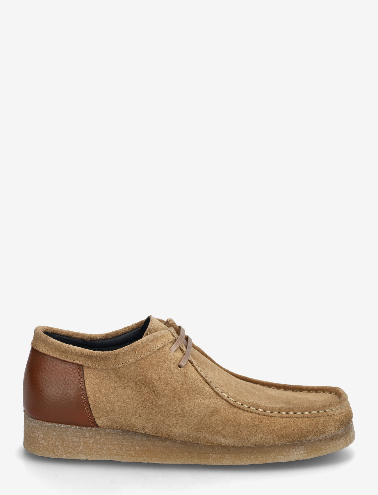Bianco - BIARAY Moc Toe Suede 2.0 - moc toe sko - mushroom - 1