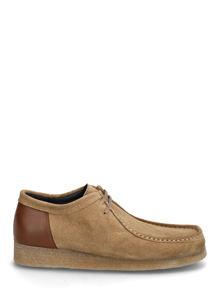 Bianco - BIARAY Moc Toe Suede 2.0 - moc-toes - mushroom - 1