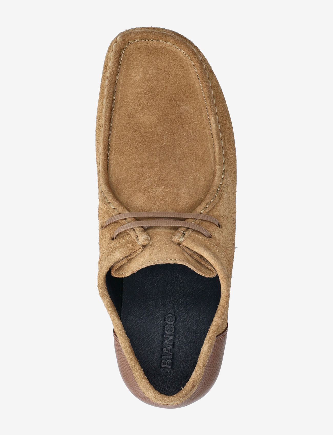 Bianco - BIARAY Moc Toe Suede 2.0 - moc toe sko - mushroom - 3
