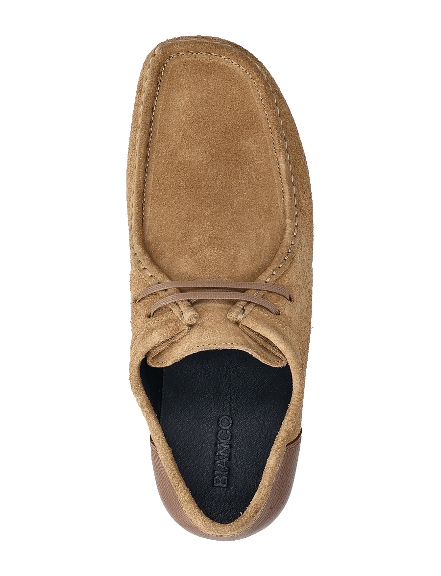 Bianco - BIARAY Moc Toe Suede 2.0 - moc-toes - mushroom - 3
