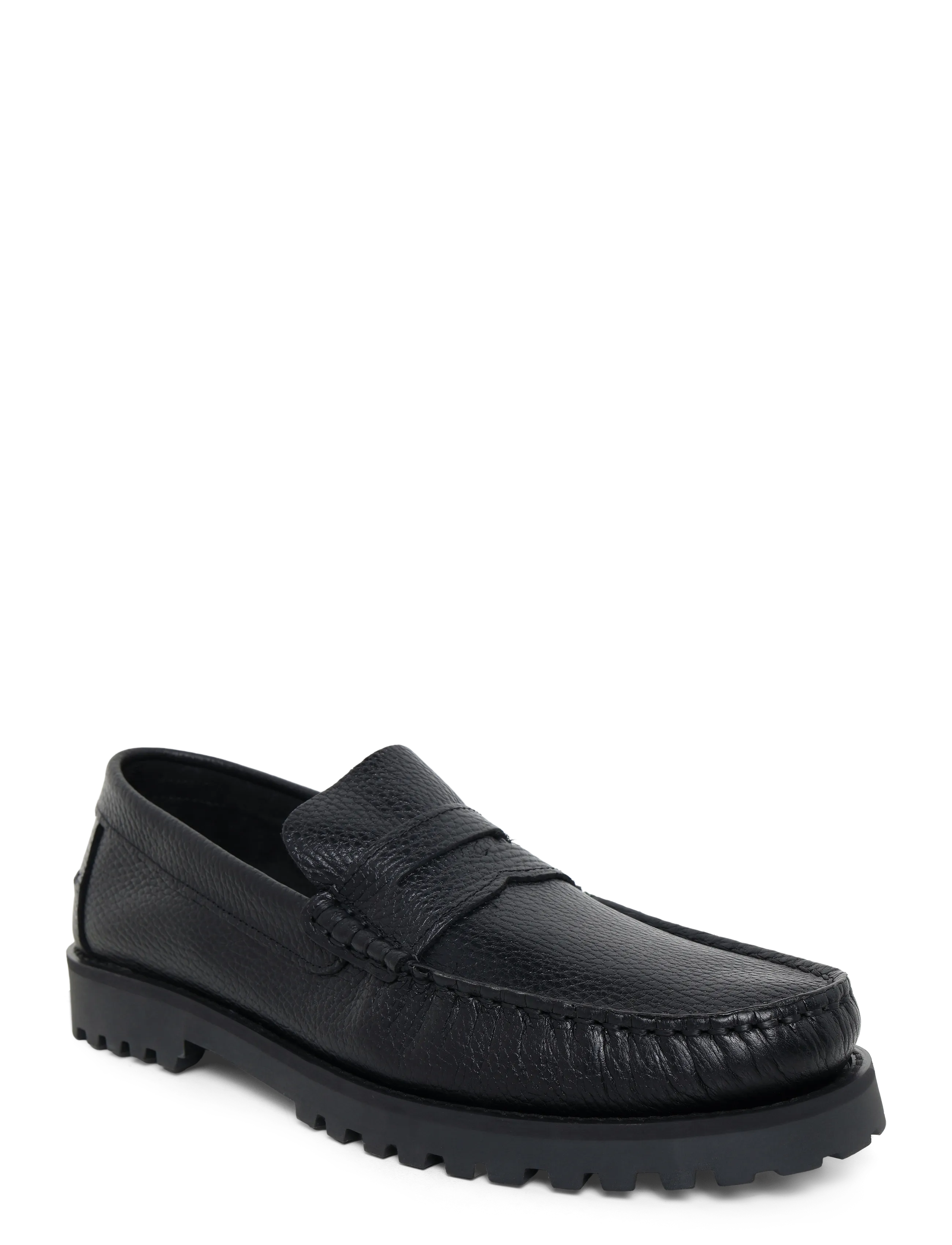 Bianco Biagreg Penny Loafer Texas Tumbled, 44, Schuhe, Schwarz - Loafers, Männerswear