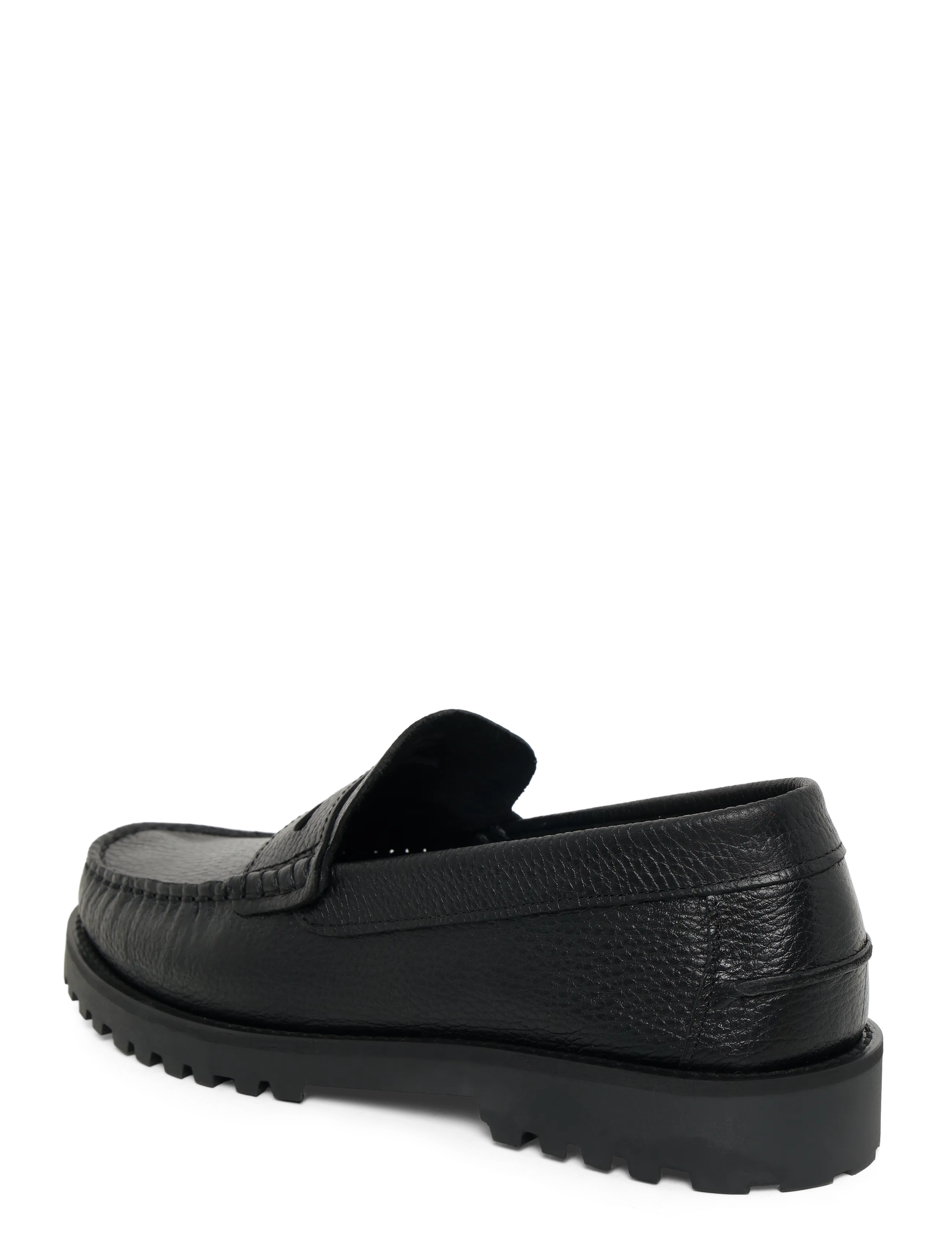 Bianco - BIAGREG Penny Loafer Texas Tumbled - kollektionen - black - 1