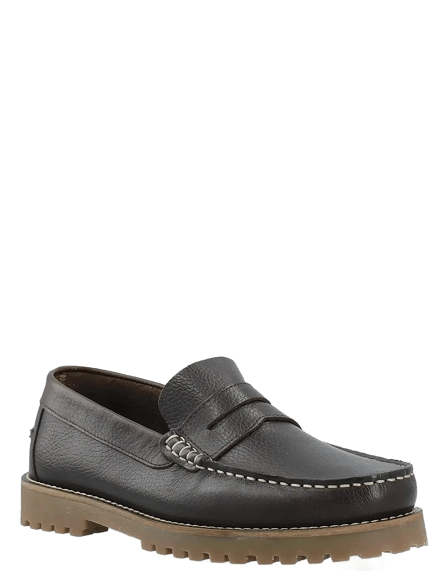 Bianco - BIAGREG Penny Loafer Texas Tumbled - kollektsioonid - brown - 0