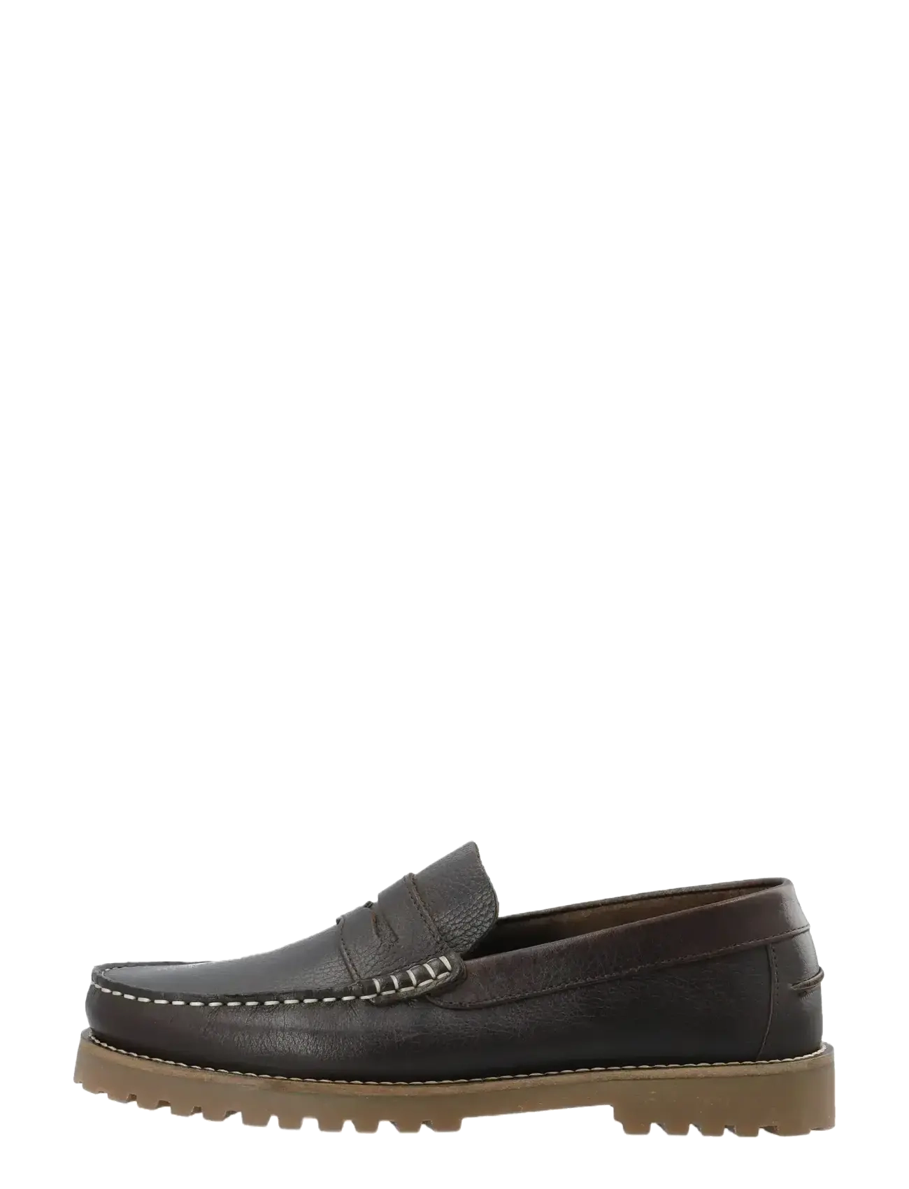 Bianco - BIAGREG Penny Loafer Texas Tumbled - kolekcje - brown - 1