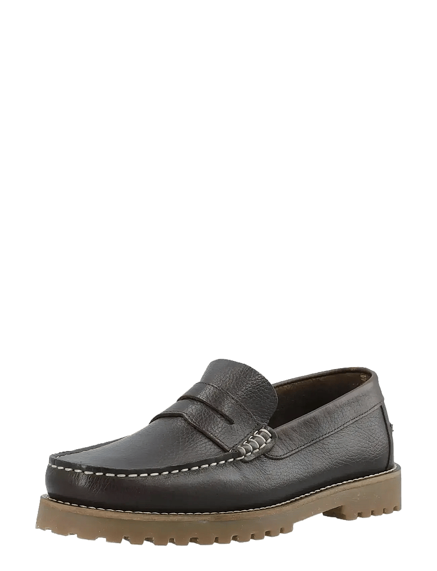 Bianco - BIAGREG Penny Loafer Texas Tumbled - kollektsioonid - brown - 2