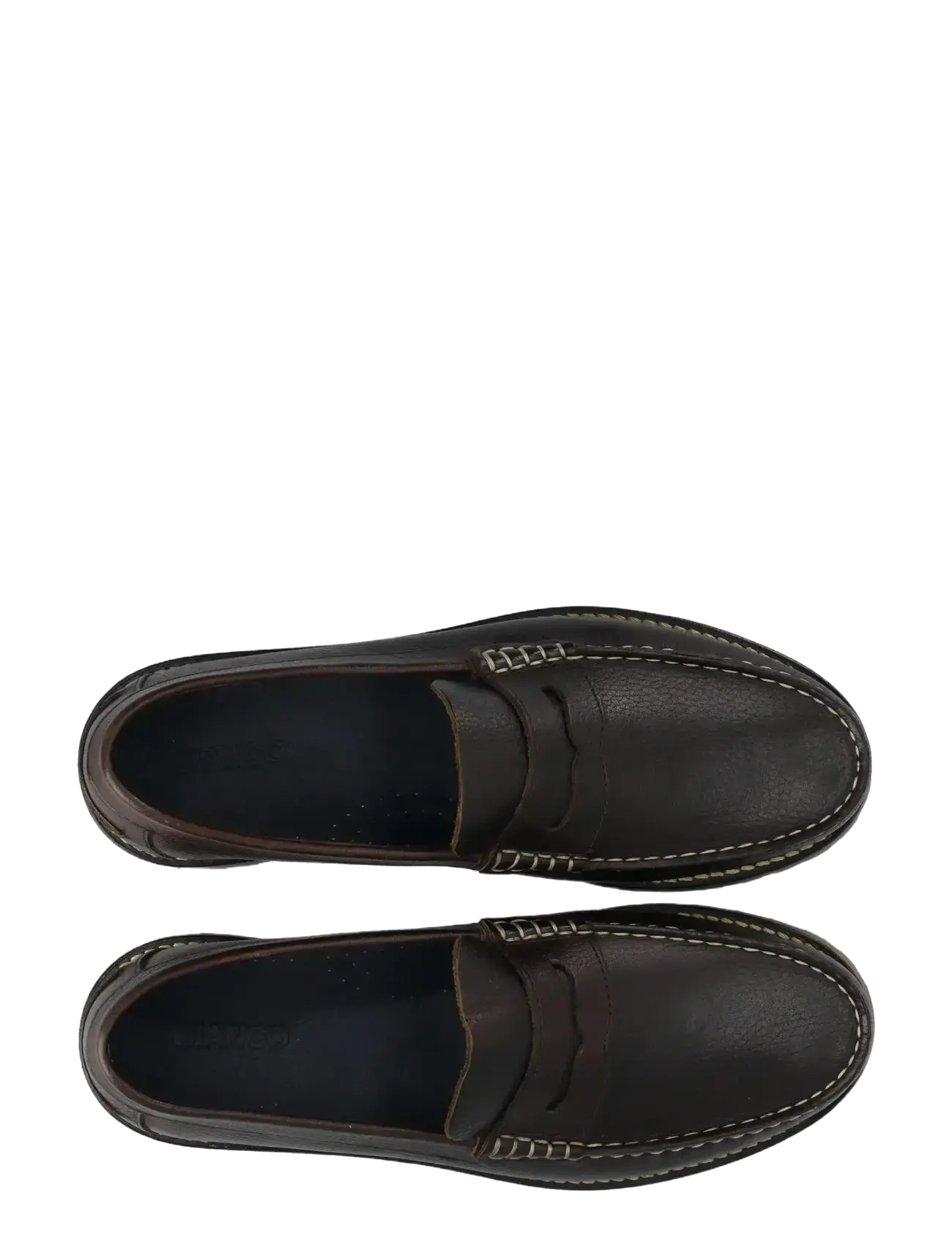 Bianco - BIAGREG Penny Loafer Texas Tumbled - kolekcje - brown - 4
