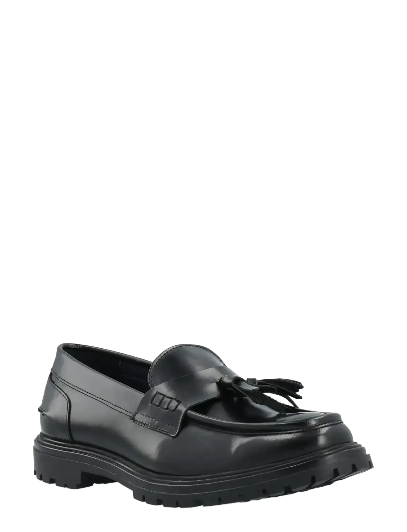 Bianco Bialoui Tassel Loafer Polido 2.0, Mænd, Kvast Loafer, Sort, Str: 41