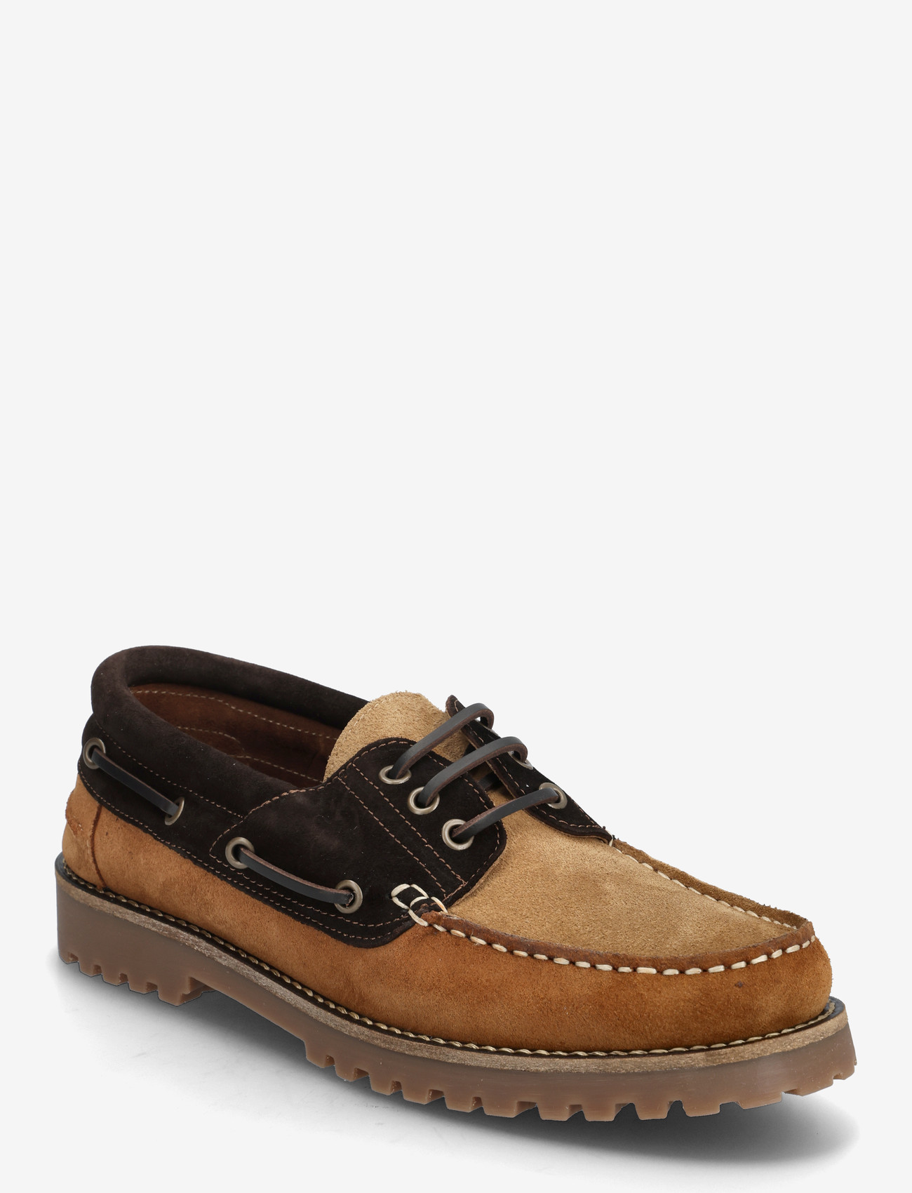 Bianco - BIAGREG Boat Shoe Suede - kollektioner - brown mix - 0