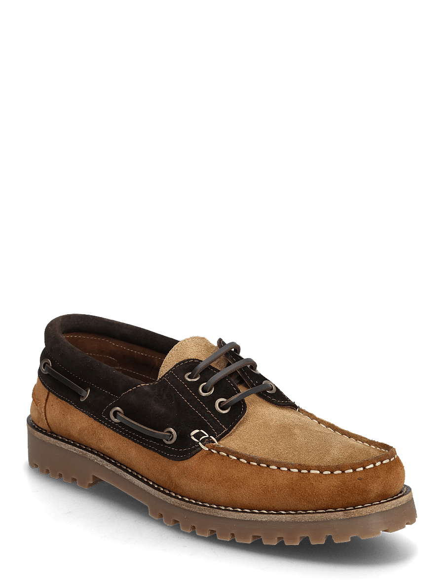 Bianco - BIAGREG Boat Shoe Suede - kollektionen - brown mix - 0