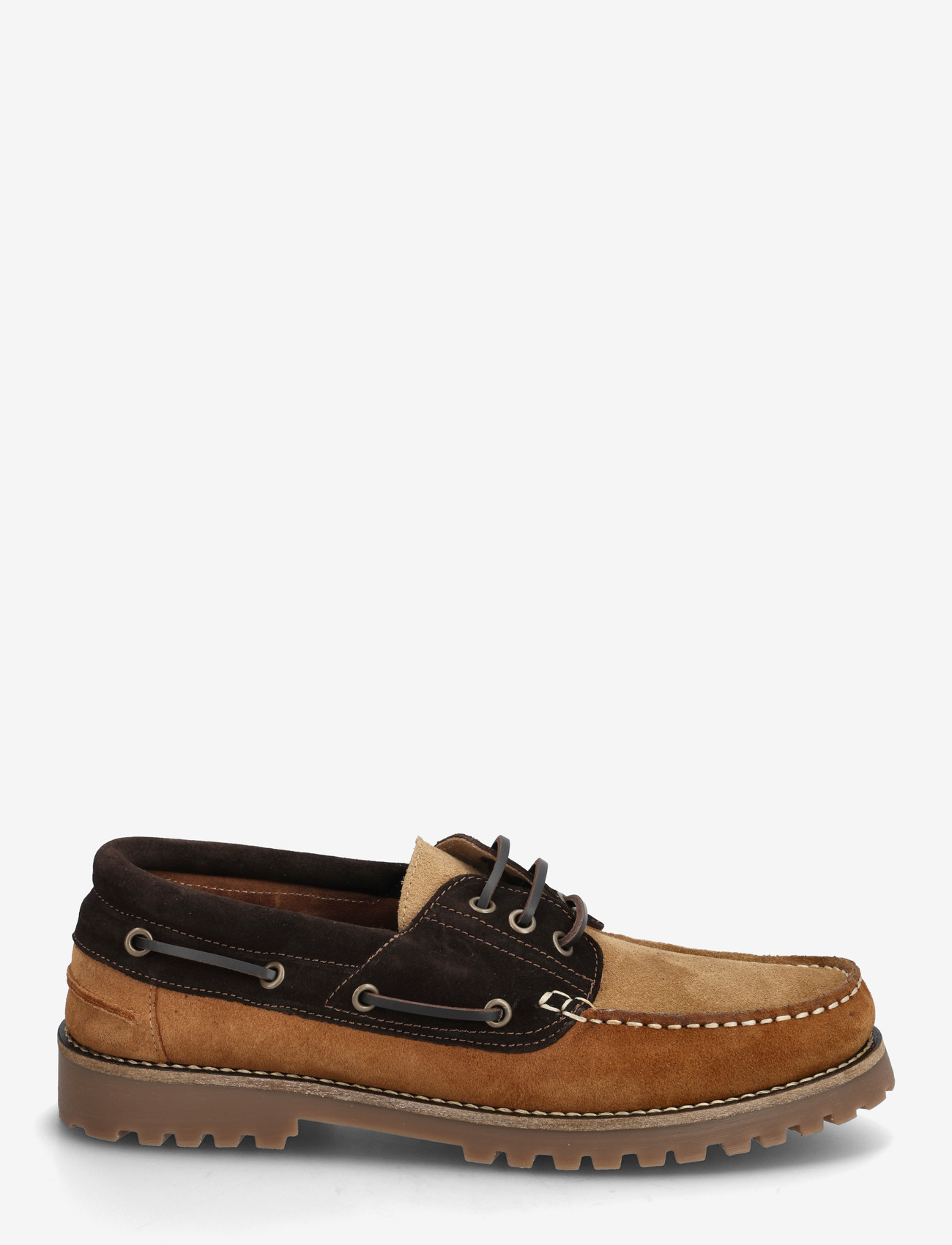 Bianco - BIAGREG Boat Shoe Suede - kollektioner - brown mix - 1