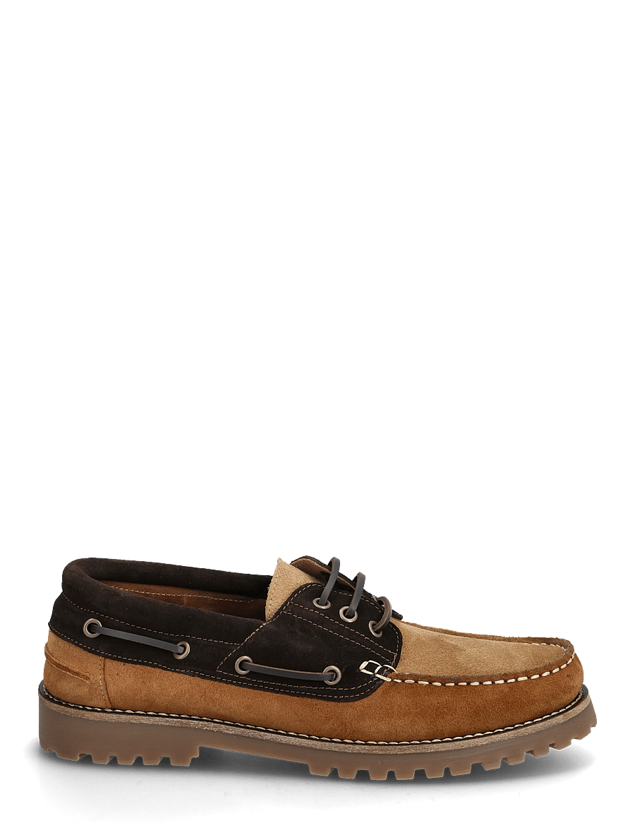 Bianco - BIAGREG Boat Shoe Suede - kollektionen - brown mix - 1
