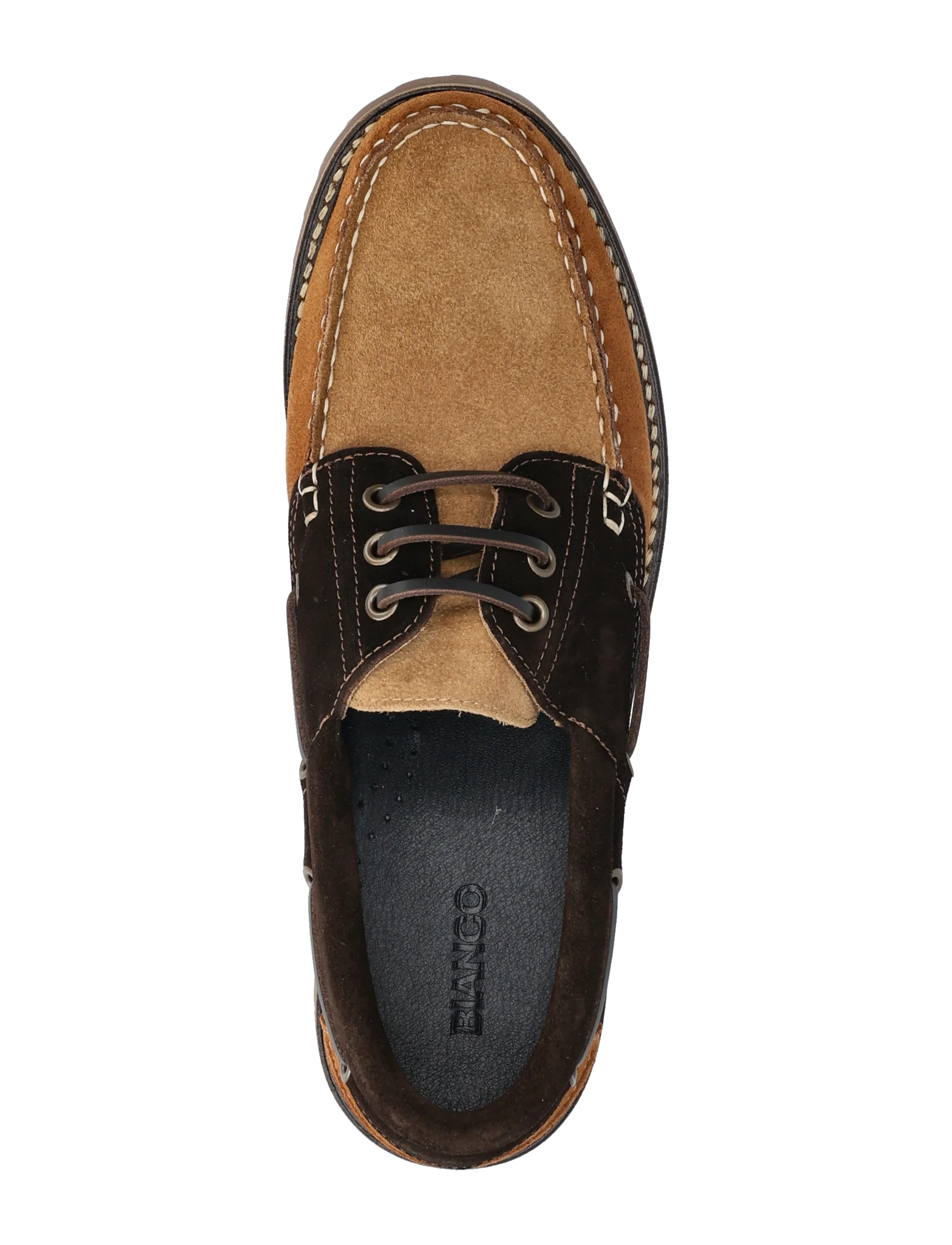 Bianco - BIAGREG Boat Shoe Suede - kollektionen - brown mix - 3