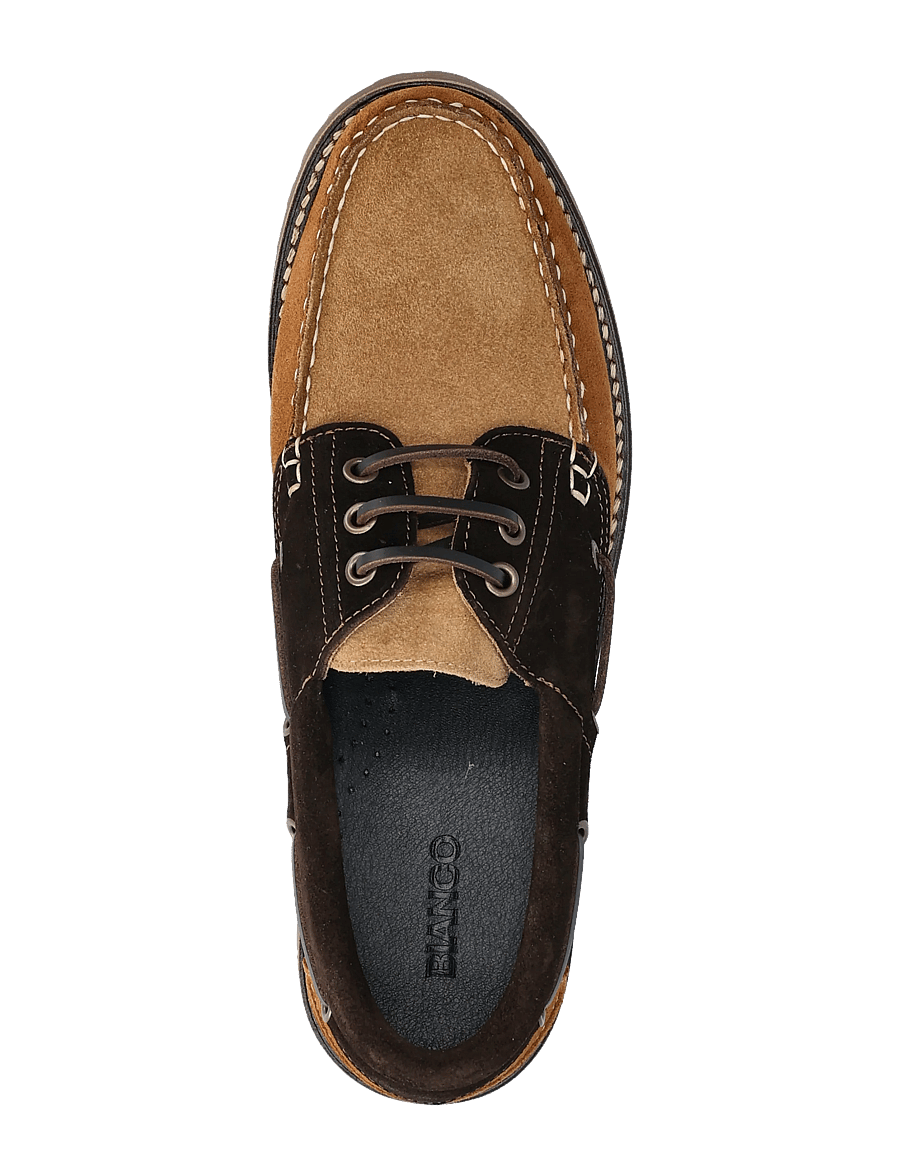 Bianco - BIAGREG Boat Shoe Suede - kollektionen - brown mix - 3