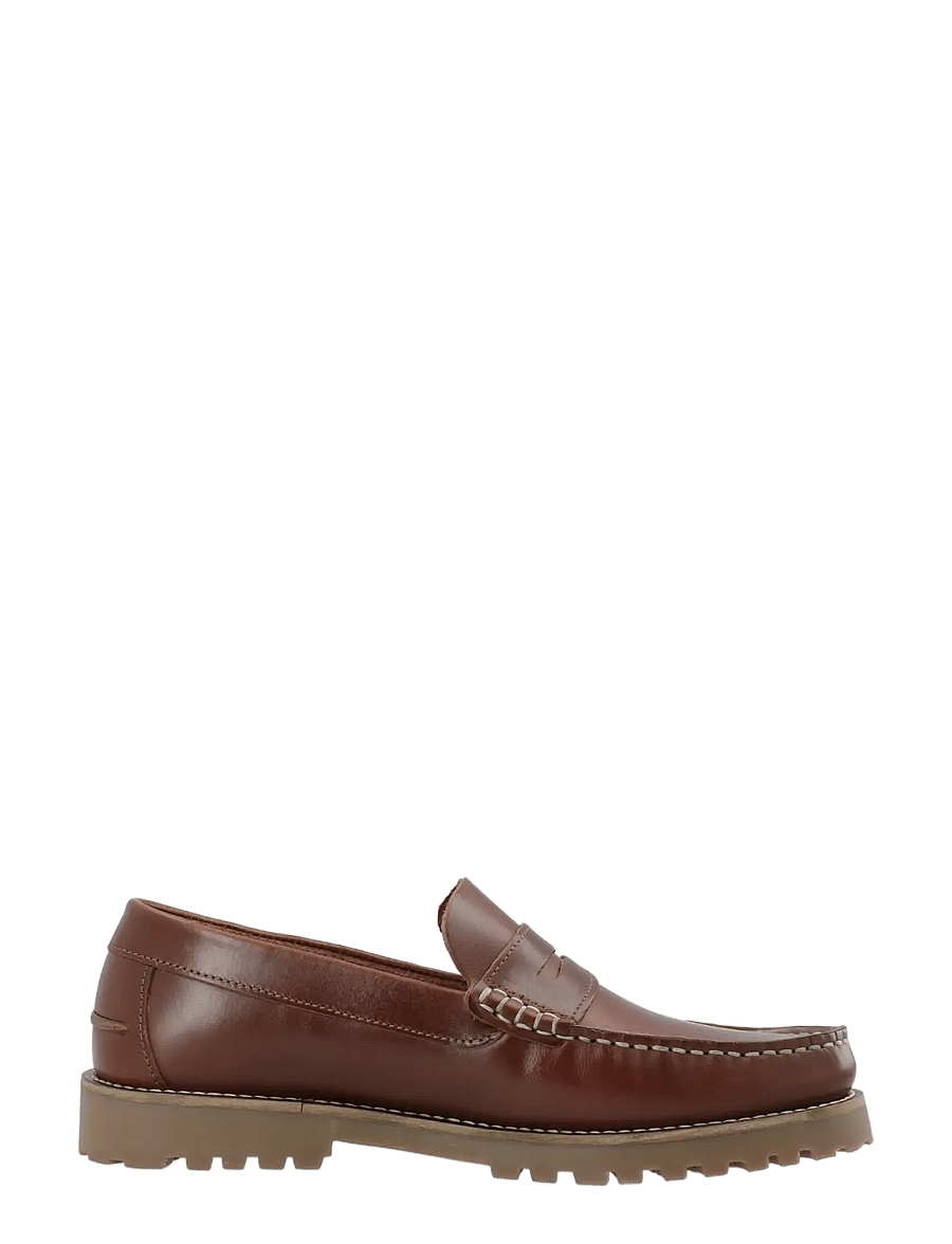 Bianco - BIAGREG Penny Loafer Pull Up - kollektioner - brown - 3