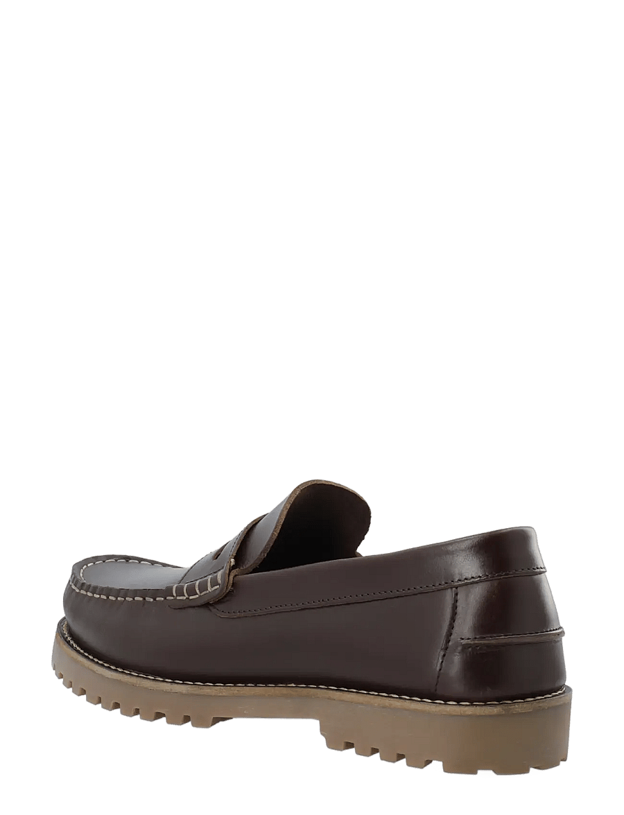 Bianco - BIAGREG Penny Loafer Pull Up - kollektionen - dark brown - 2