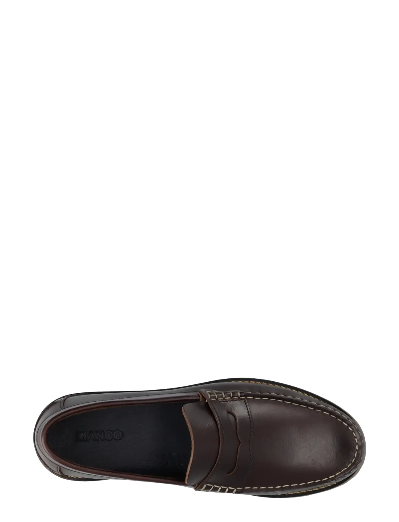 Bianco - BIAGREG Penny Loafer Pull Up - kollektionen - dark brown - 4