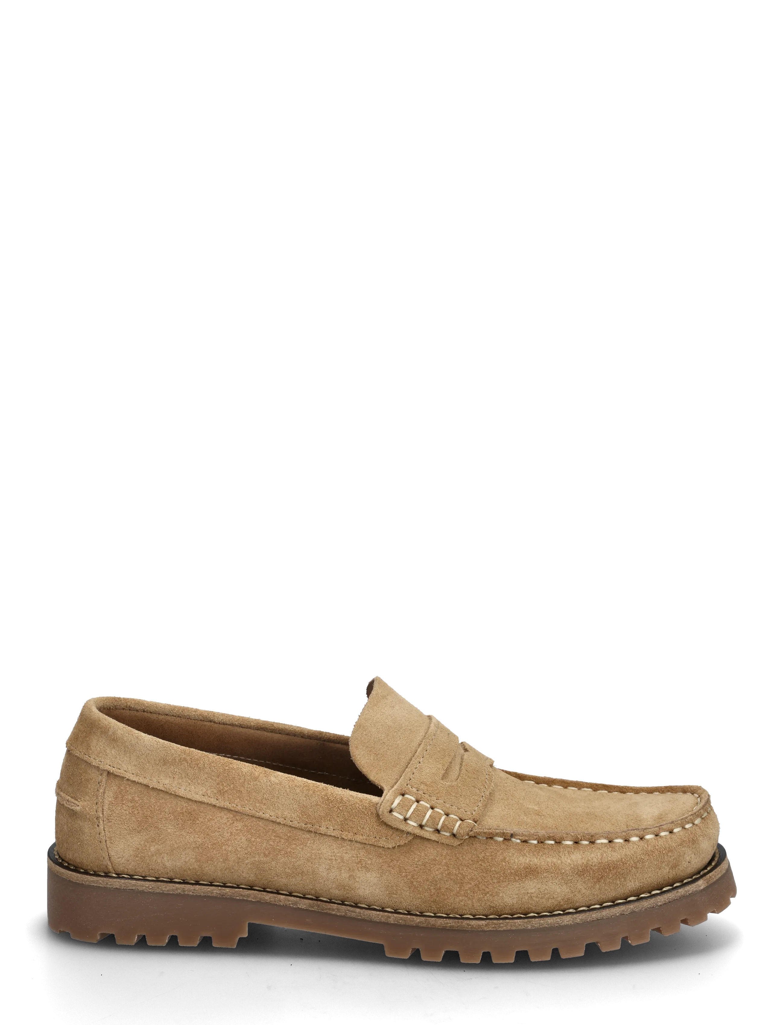 Bianco - BIAGREG Penny Loafer Suede - nos éditoriaux - sand - 1