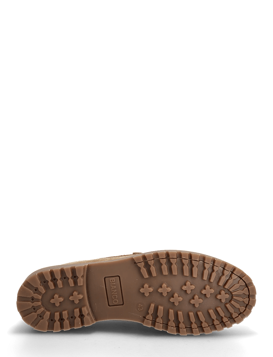Bianco - BIAGREG Penny Loafer Suede - collections - sand - 4