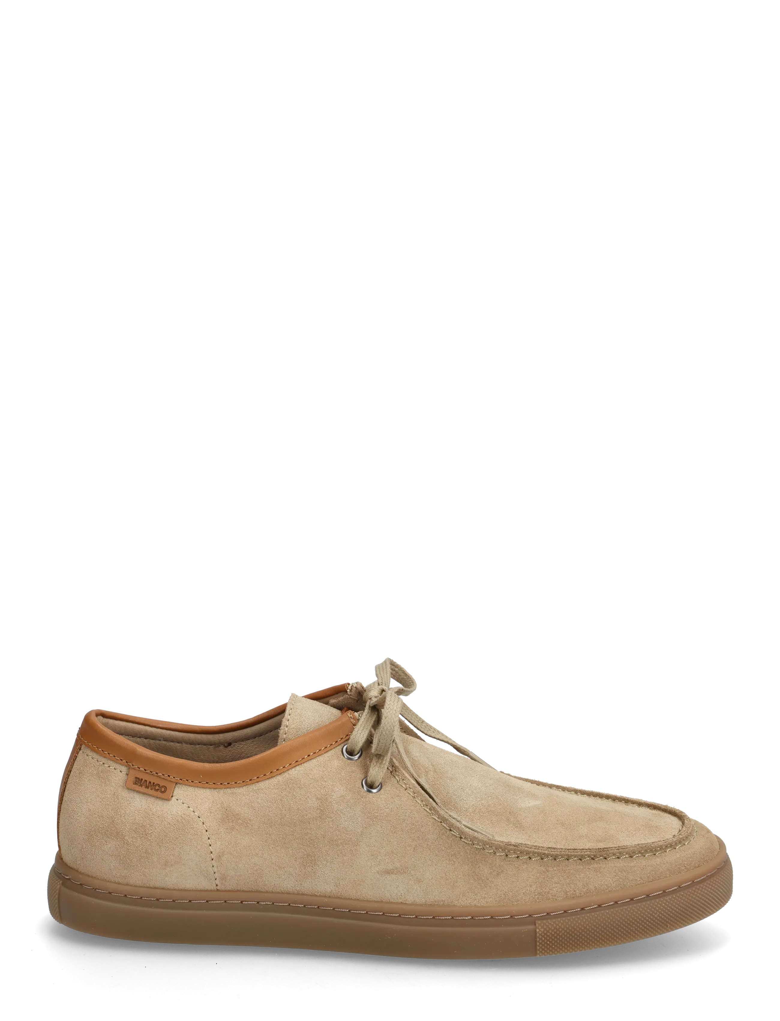 Bianco - BIAYORK Lace Up Suede - kollektioner - sand - 1