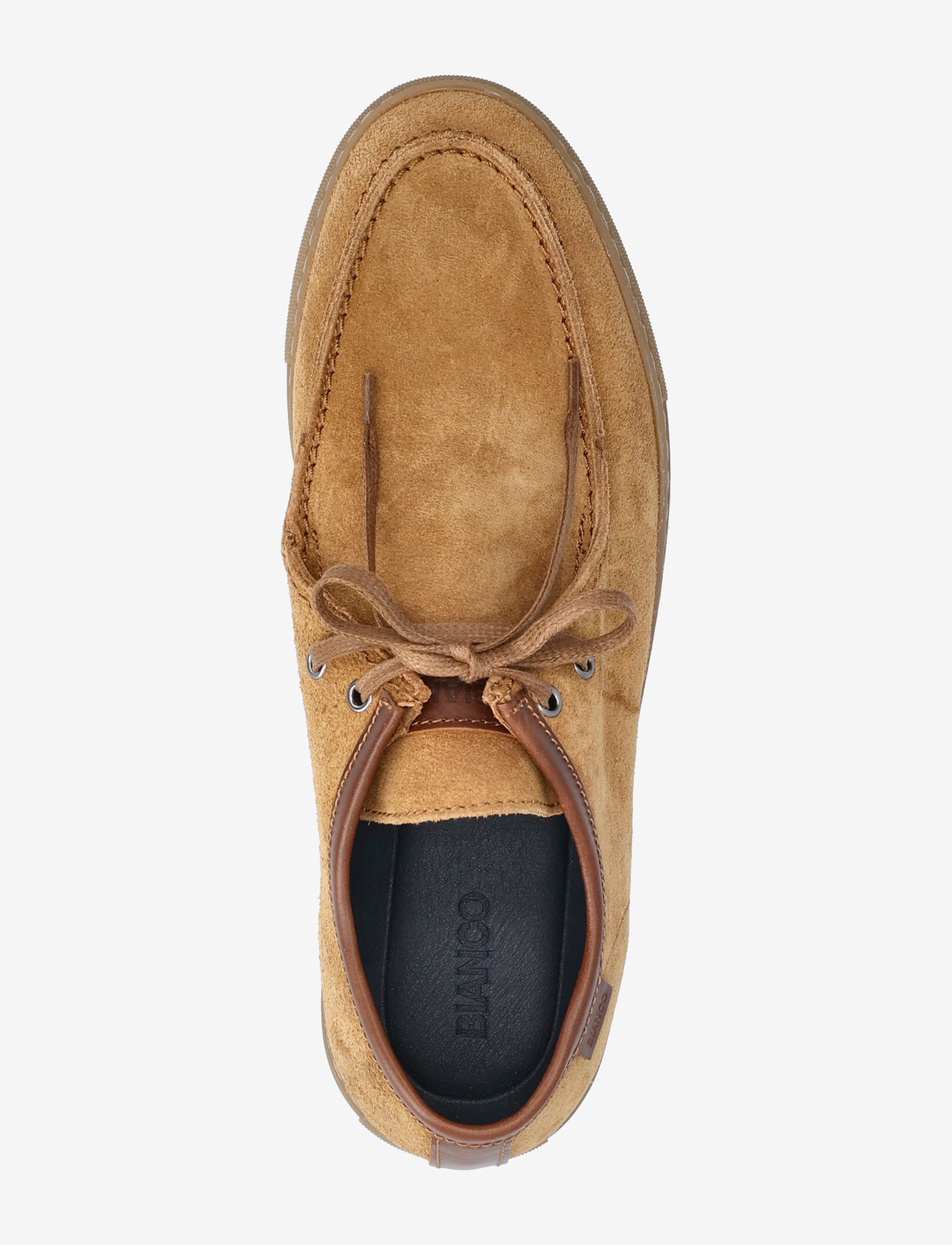Bianco - BIAYORK Lace Up Suede - kollektsioonid - tan - 3