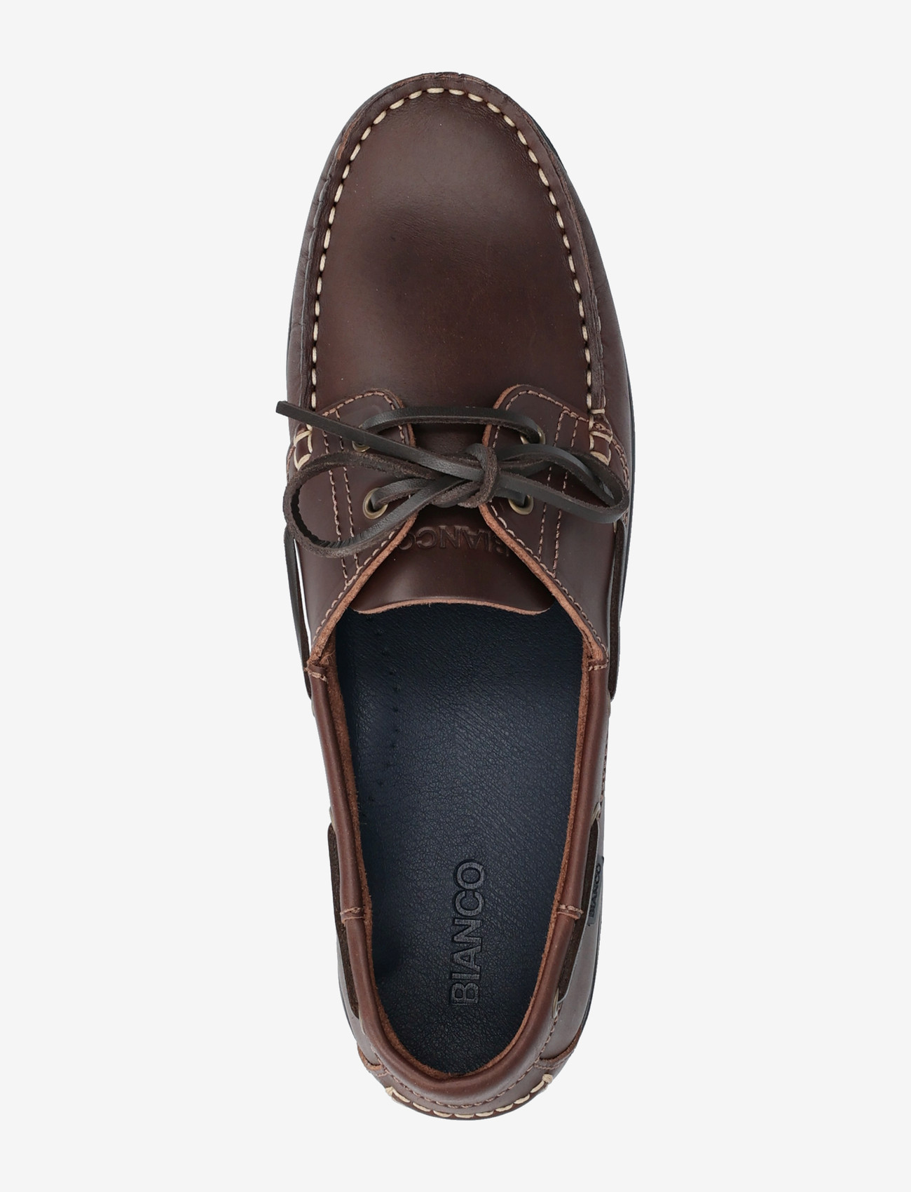 Bianco - BIAIBIZA Boat Shoe Pull Up Leather - kollektioner - brown - 3