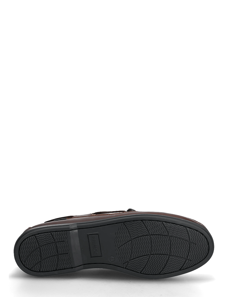 Bianco - BIAIBIZA Boat Shoe Pull Up Leather - kollektionen - brown - 4