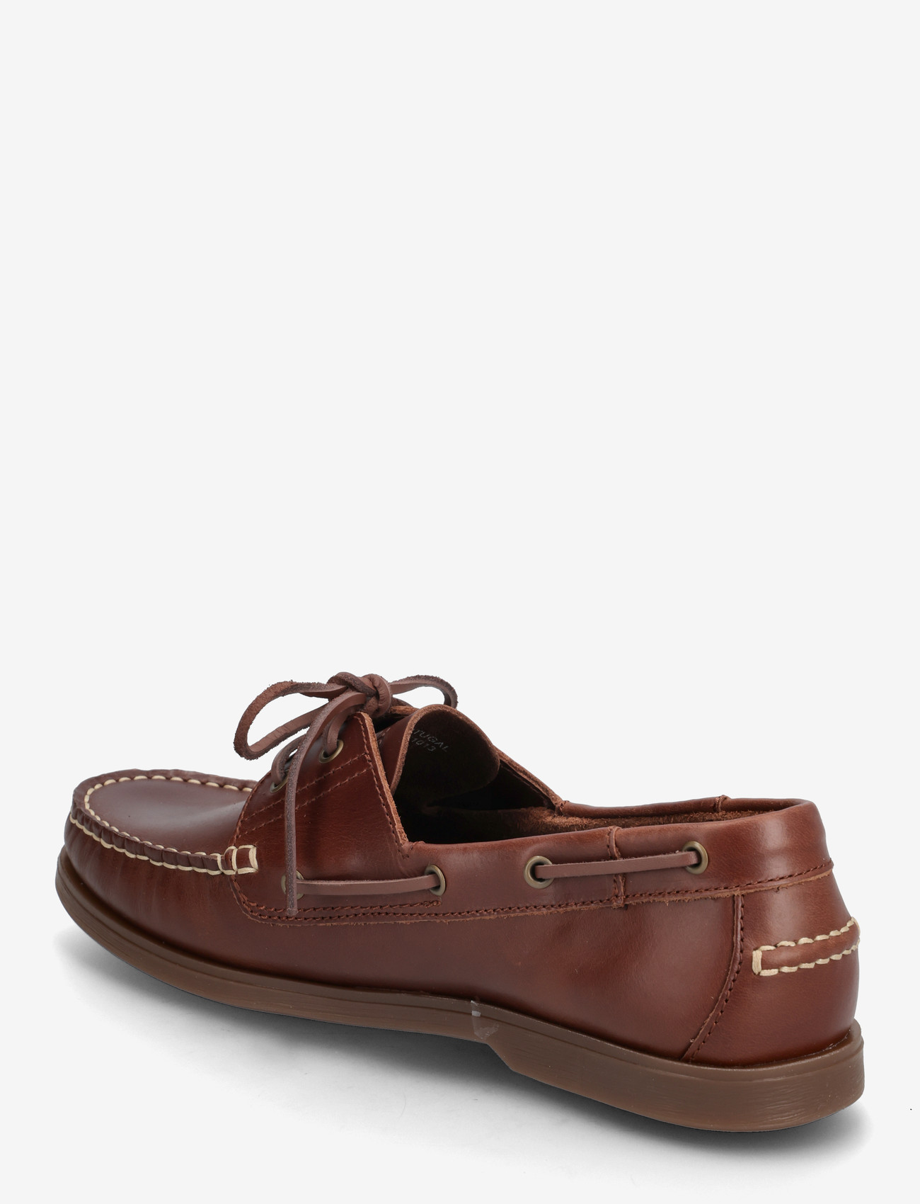 Bianco - BIAIBIZA Boat Shoe Pull Up Leather - nos éditoriaux - cognac - 2