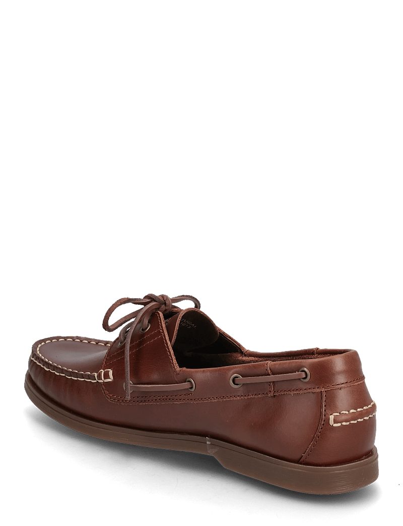 Bianco - BIAIBIZA Boat Shoe Pull Up Leather - kollektionen - cognac - 2