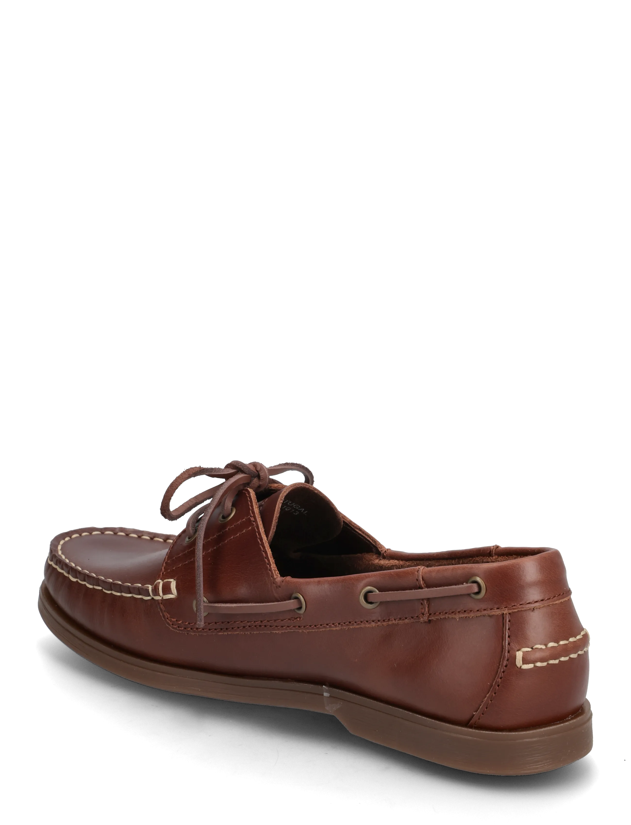 Bianco - BIAIBIZA Boat Shoe Pull Up Leather - kollektioner - cognac - 2