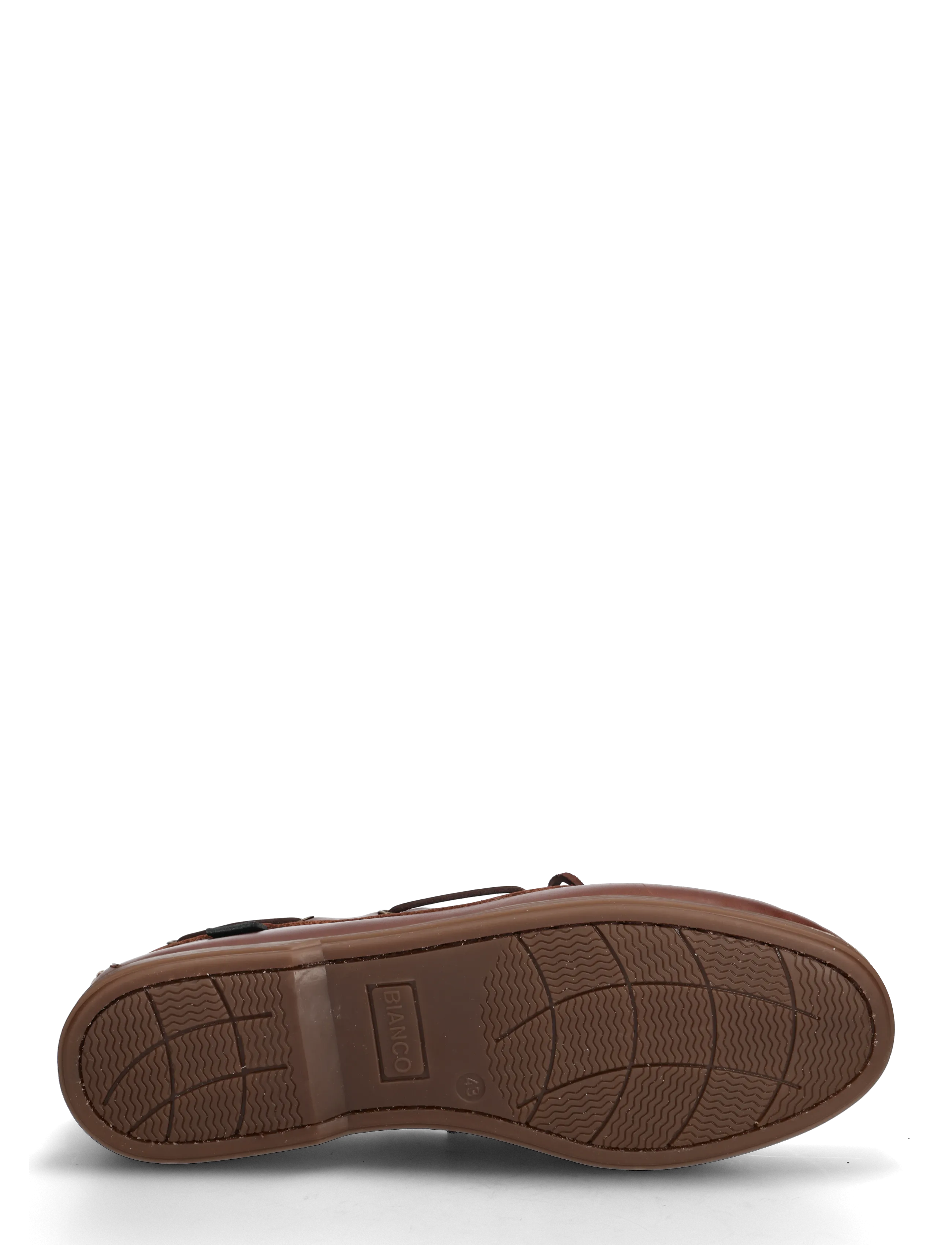 Bianco - BIAIBIZA Boat Shoe Pull Up Leather - kollektionen - cognac - 4