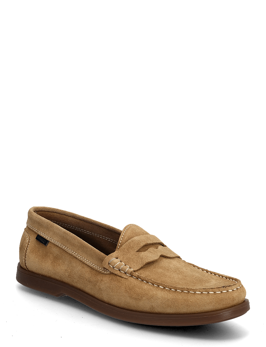 Bianco - BIAIBIZA Penny Loafer Suede - kollektioner - sand - 0