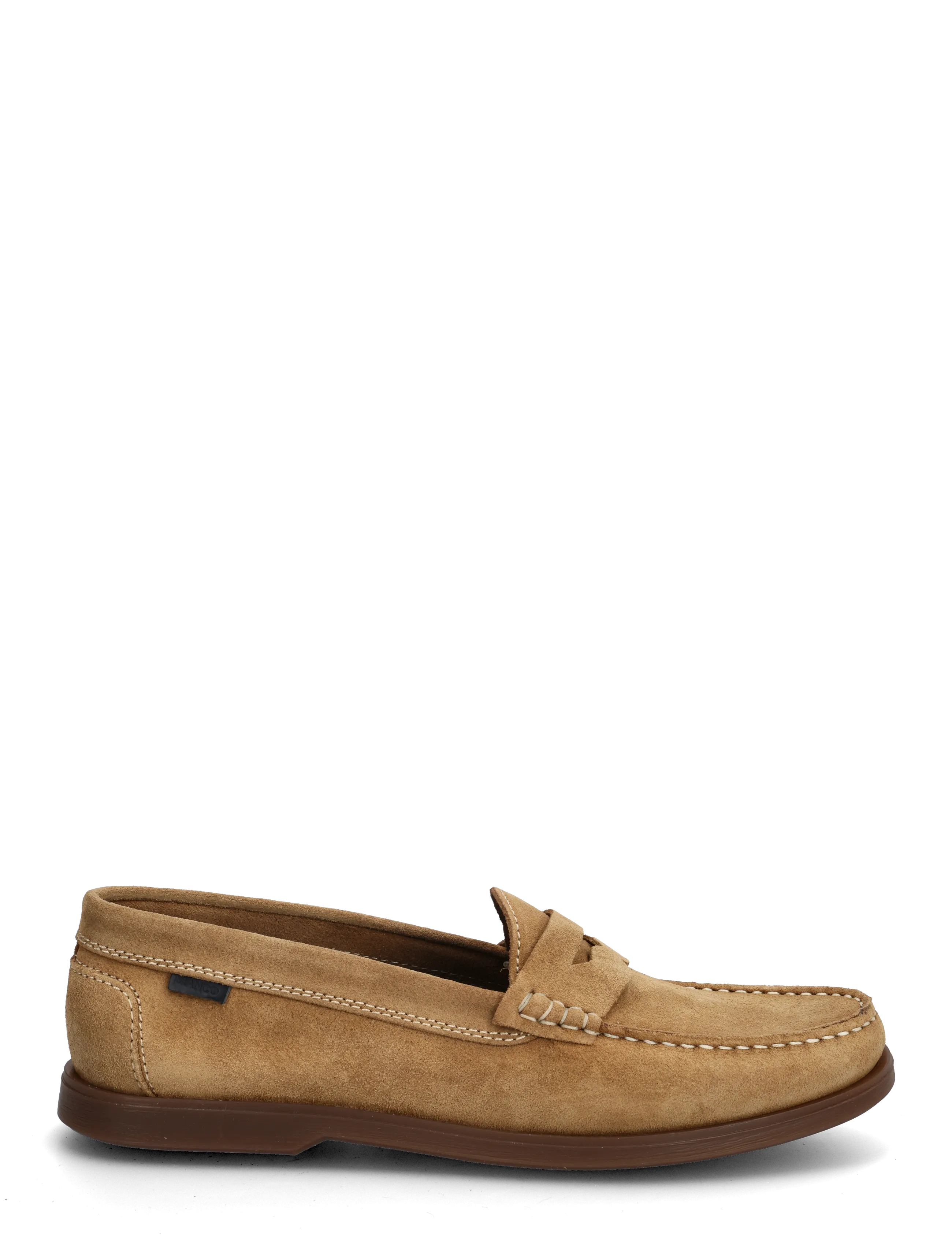 Bianco - BIAIBIZA Penny Loafer Suede - kollektioner - sand - 1